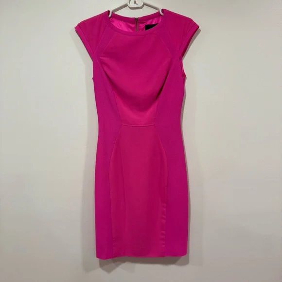 Ted Baker Hot Pink Cocktail Dress - Picture 1 of 9